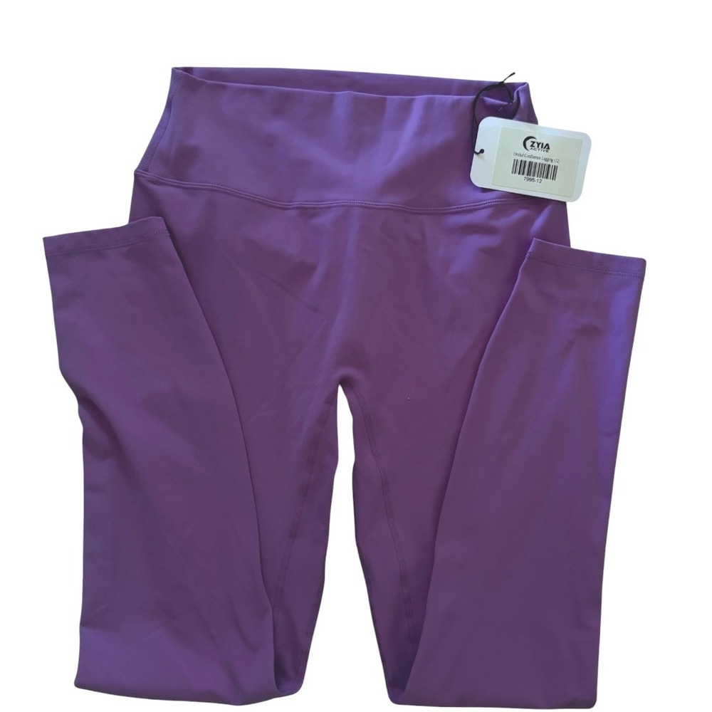 Zyia Active NWT Confluence Leggings Womens 12 Orchid Purple High Waisted